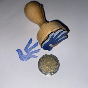 Stempel Vogelhand